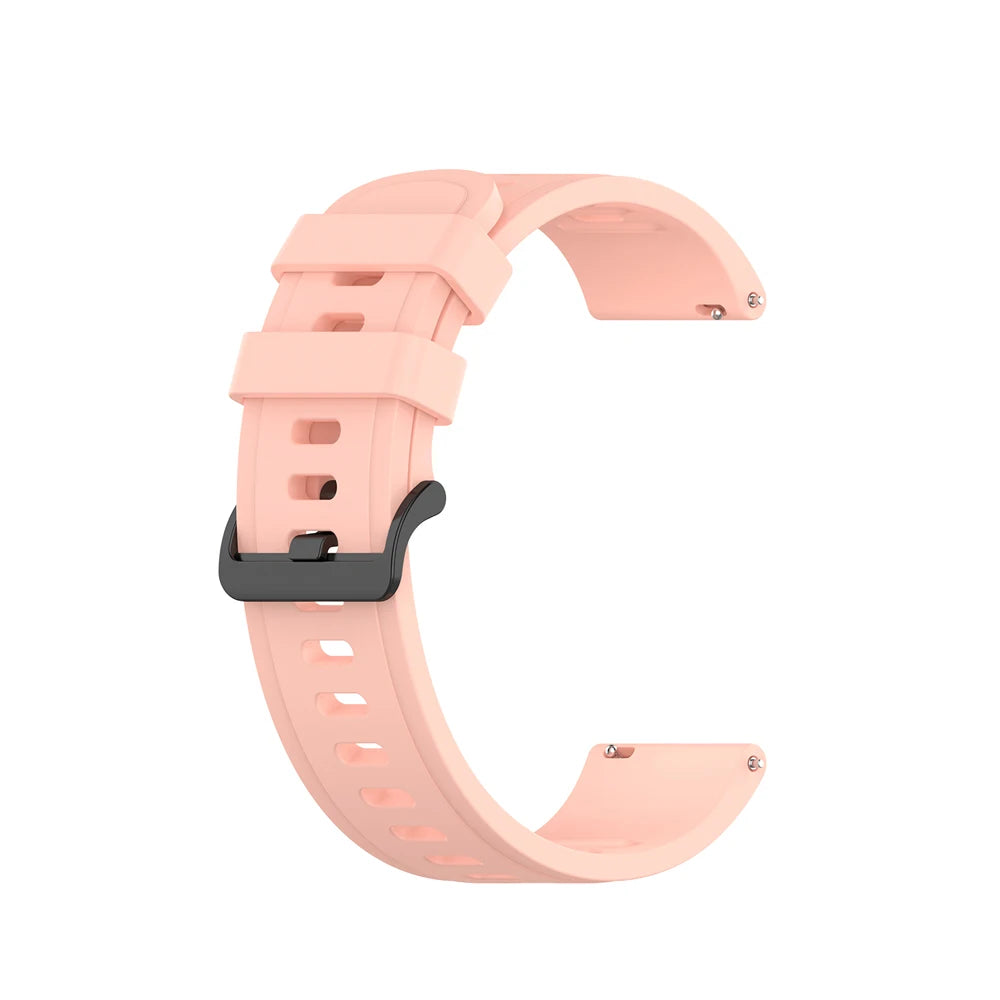 20mm/22mm band For Amazfit GTS/2/2e/3/4 GTS2 Mini/GTR 4/3/Pro/47mm/GTR2/2e/stratos 2/3 Silicone Bracelet Amazfit bip Watch strap
