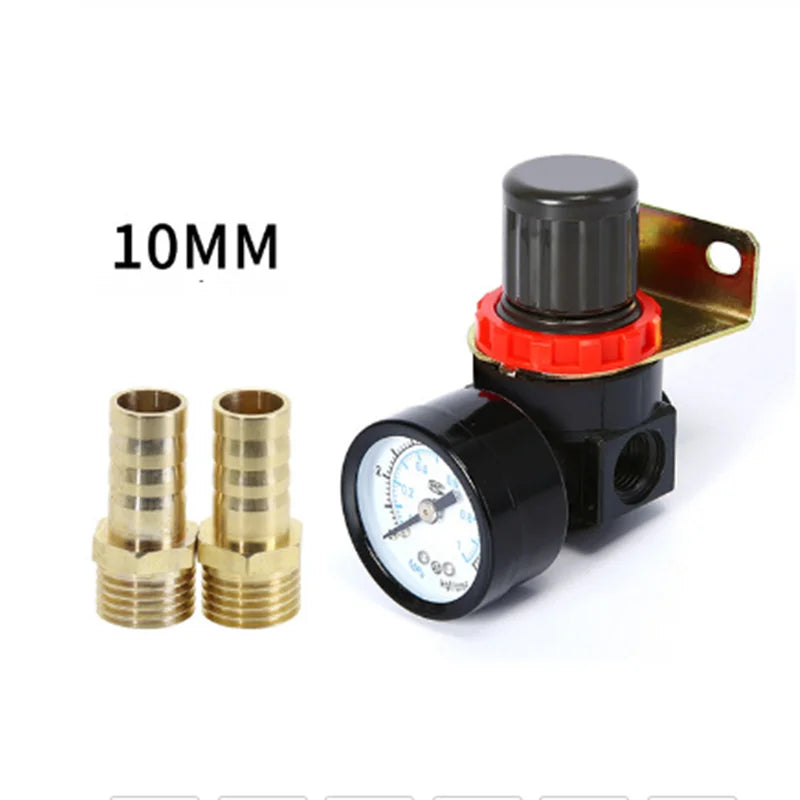 AR2000 G1/4'' AR2000-02 Pneumatic Mini Air Pressure Relief Control Compressor Regulator Treatment Units Valve Gauge Fitting