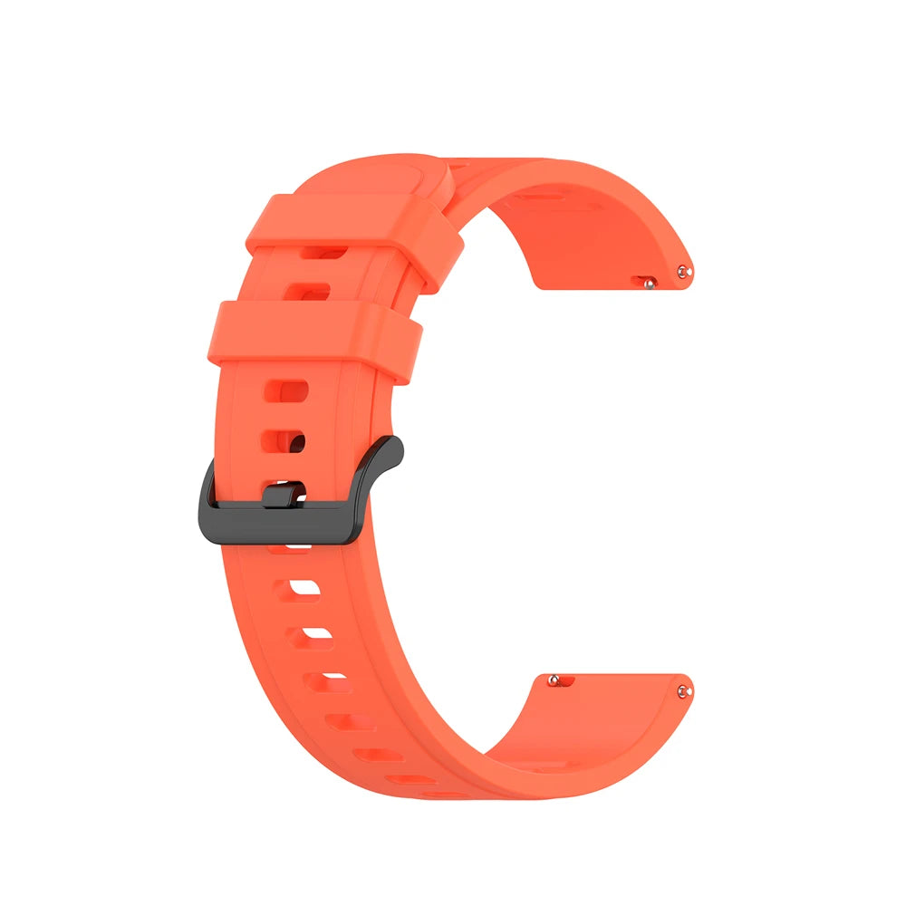 20mm/22mm band For Amazfit GTS/2/2e/3/4 GTS2 Mini/GTR 4/3/Pro/47mm/GTR2/2e/stratos 2/3 Silicone Bracelet Amazfit bip Watch strap