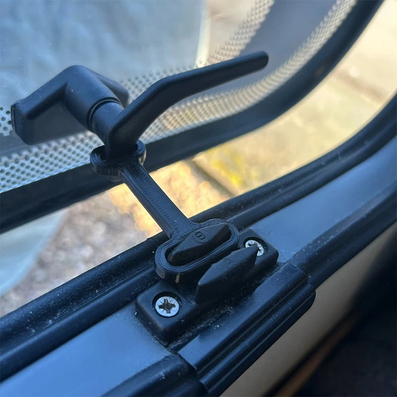 2/4PC RV Window Ventilation Limiters Fit For Polyplastic Easyinstall Durable RV Window Safety Plastic  Lock Accessories ﻿