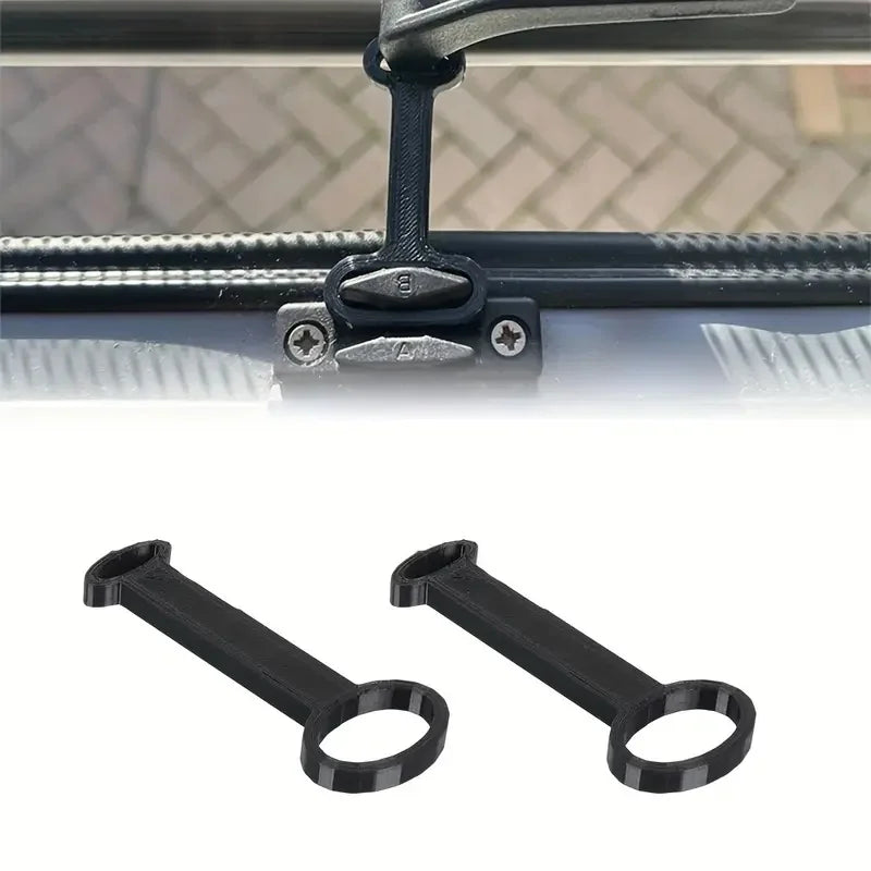 2/4PC RV Window Ventilation Limiters Fit For Polyplastic Easyinstall Durable RV Window Safety Plastic  Lock Accessories ﻿