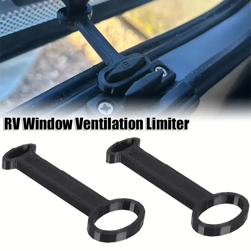 2/4PC RV Window Ventilation Limiters Fit For Polyplastic Easyinstall Durable RV Window Safety Plastic  Lock Accessories ﻿
