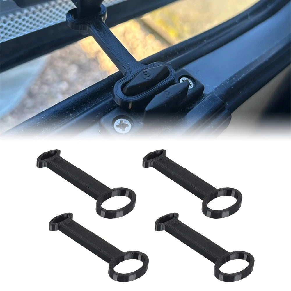 2/4PC RV Window Ventilation Limiters Fit For Polyplastic Easyinstall Durable RV Window Safety Plastic  Lock Accessories ﻿