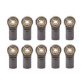10Pcs Metal M4 20MM Aluminum Link Tie Rod End Ball Joint for 1/10 RC Car Crawler AXIAL SCX10 D90 D110 Tamiya CC01 Racing