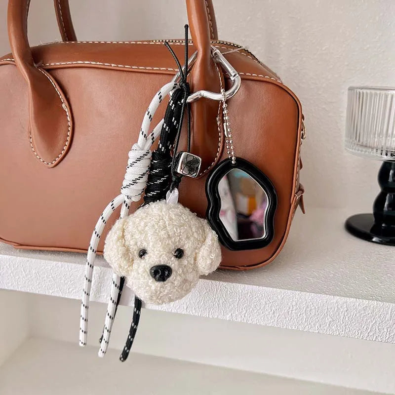 Cute Leopard Print Leather Keychains For Women Y2k